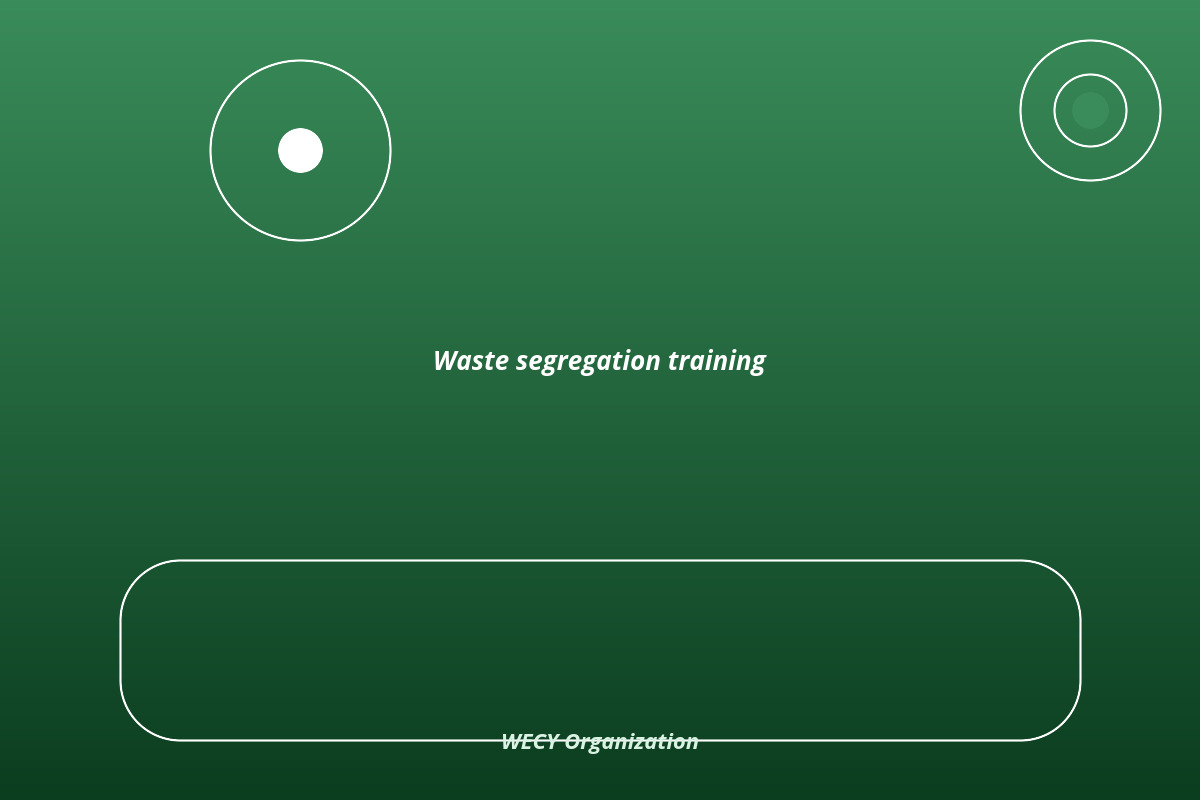Waste segregation training